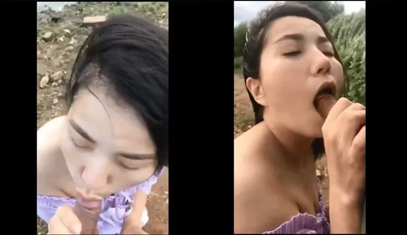 Ghệ bj cho em người yêu bên bờ sông
